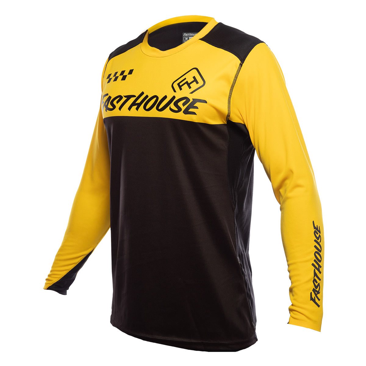 Fasthouse - Alloy Block LS Jersey - Yellow/Black
