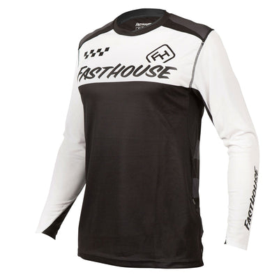 Fasthouse - Alloy Block LS Jersey - White/Black