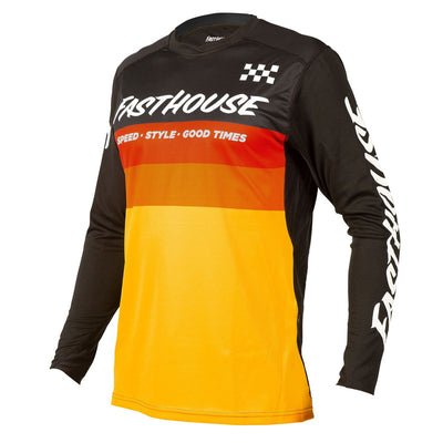 Fasthouse - Alloy Kilo LS Youth Jersey - Black/Yellow
