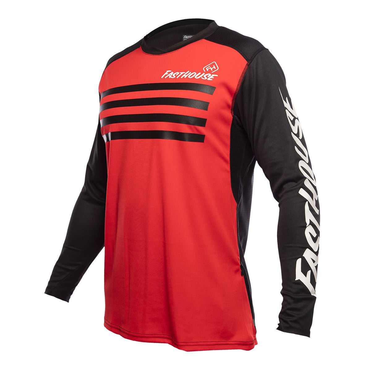 Fasthouse - Alloy Stripe LS Jersey - Red