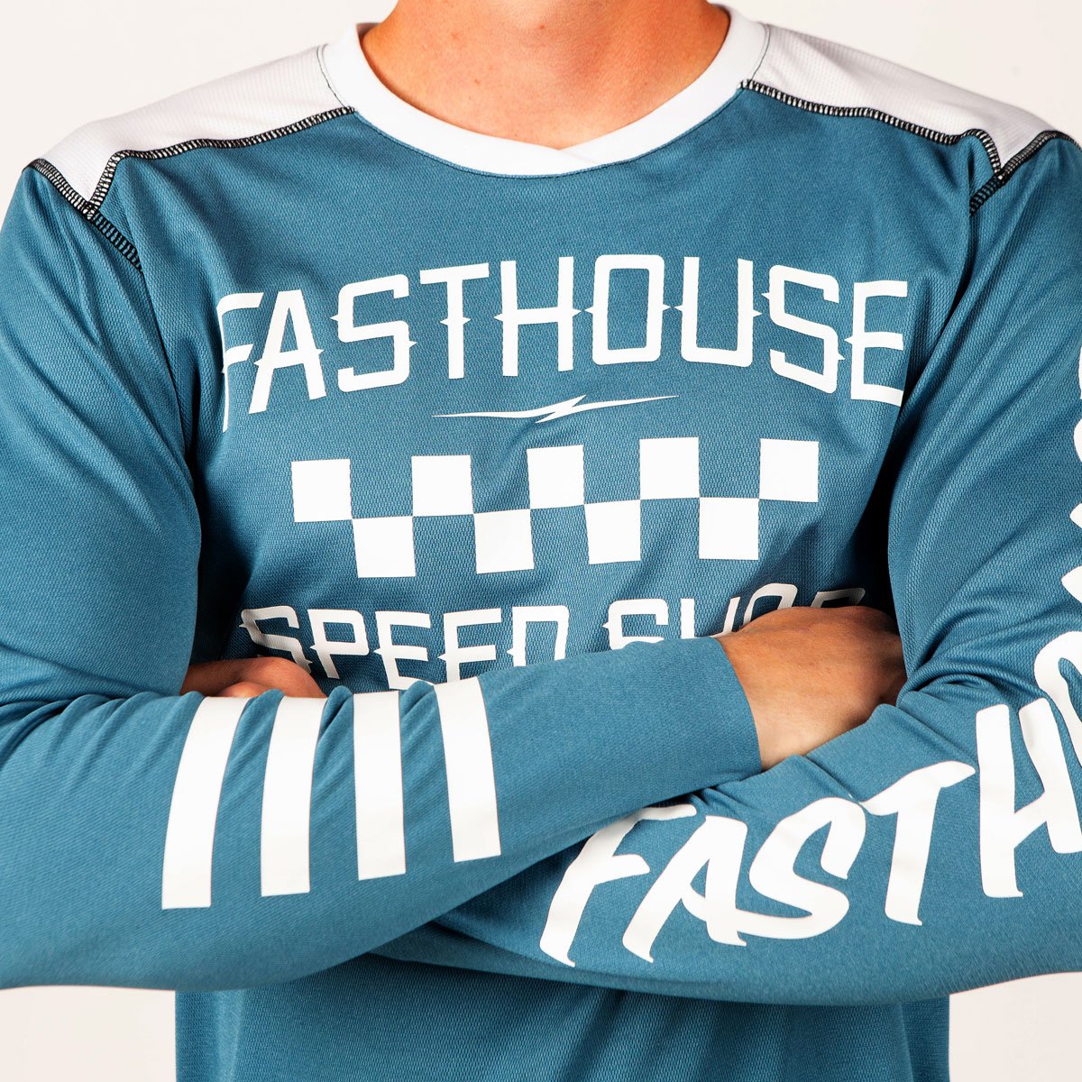 Fasthouse - Alloy Roam LS Jersey - Heather Slate